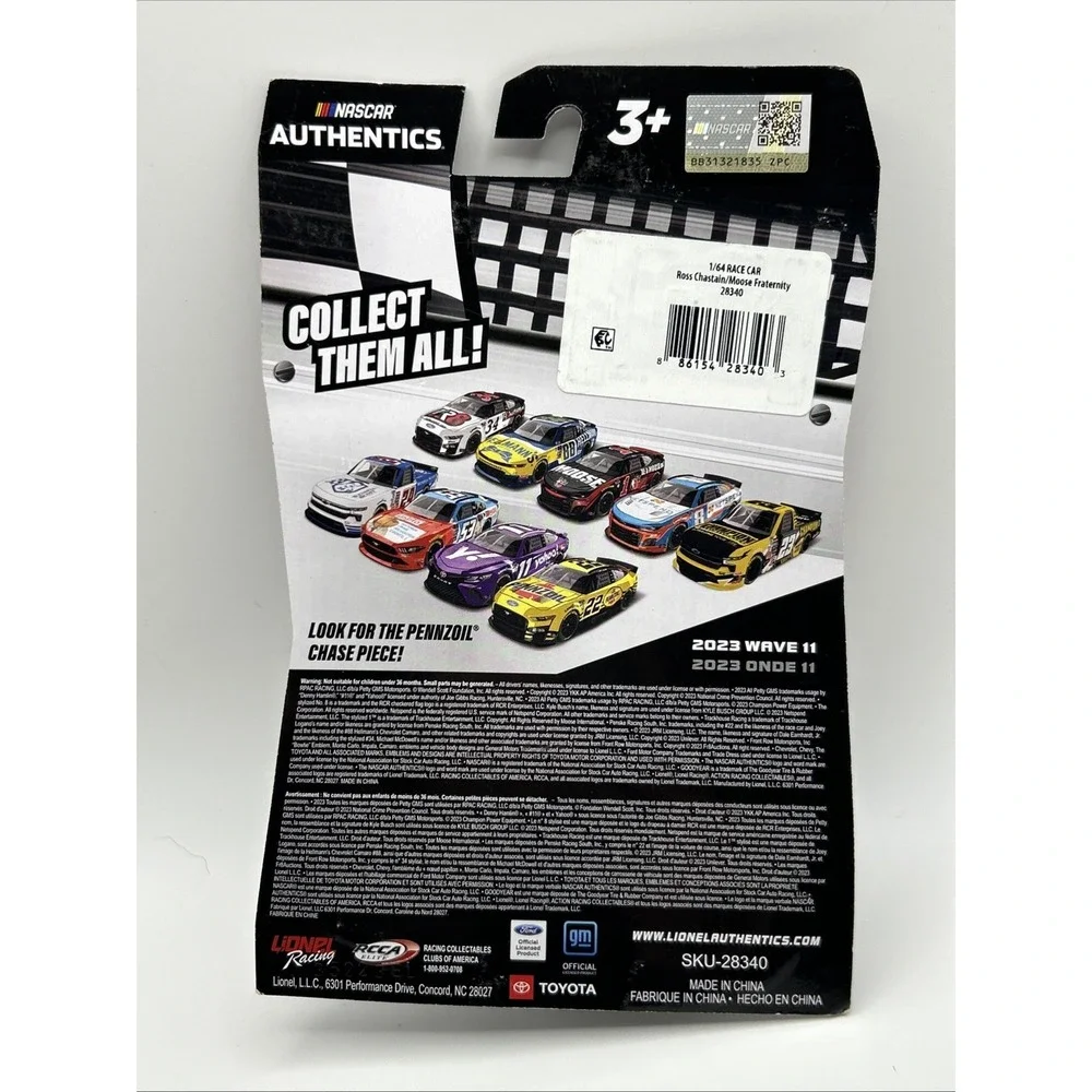 2023 Nascar Authentics Ross Chastain #1 1:64 Scale Diecast Collectible‎ Wave 11